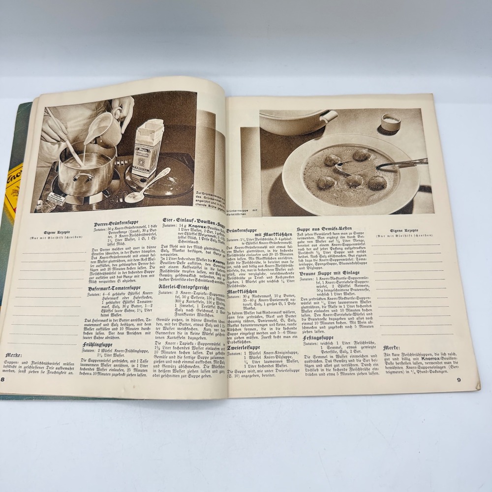 Knorr Kochbuch Cookbook Pamphlet Multicolor Vtg German Recipes Advertising Retro - Picture 14 of 16